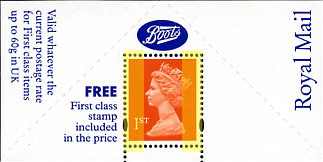 1994 GB - DMS2A (MFQ2) Boots Label - Branded Reprint YF MNH - Click Image to Close